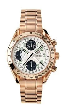 Omega - 3123.33.00 Speedmaster Day-Date 39 Red Gold / Silver / Bracelet