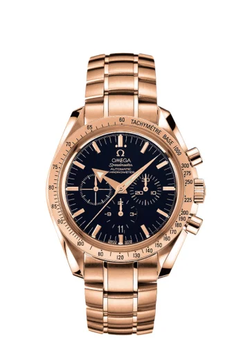 Omega - 3153.80.00 Speedmaster Broad Arrow Red Gold / Black / Bracelet