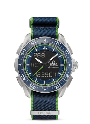 Omega - 318.92.45.79.03.001 Skywalker X-33 Titanium / Blue / Nato / Solar Impulse