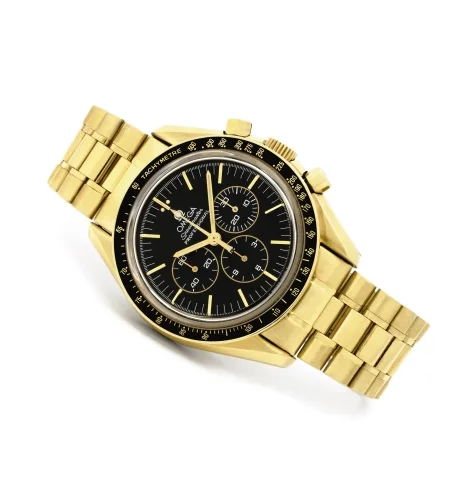 Omega Omega - 3194.50.00 Speedmaster Professional Moonwatch Yellow Gold / Black / Bracelet / Jubilee Chronometer