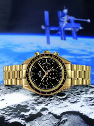 Omega Omega - 3197.50.00 Speedmaster Professional Moonwatch MIR 365 / Yellow Gold