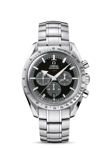 Omega - 321.10.42.50.01.001 Speedmaster Broad Arrow 1957 Stainless Steel / Black / Bracelet