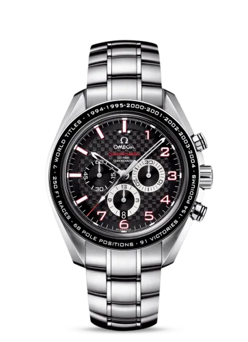 Omega - 321.30.44.50.01.001 Speedmaster Co-Axial 44.25 Stainless Steel / Carbon / Bracelet / Schumacher the Legend