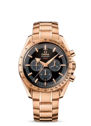 Omega - 321.50.42.50.01.001 Speedmaster Broad Arrow 1957 Red Gold / Black / Bracelet