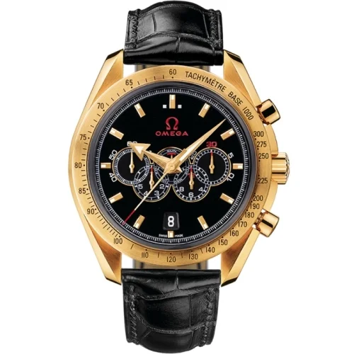 Omega Omega - 321.53.44.52.01.002 Speedmaster Co-Axial Yellow Gold / Black / Olympic Collection