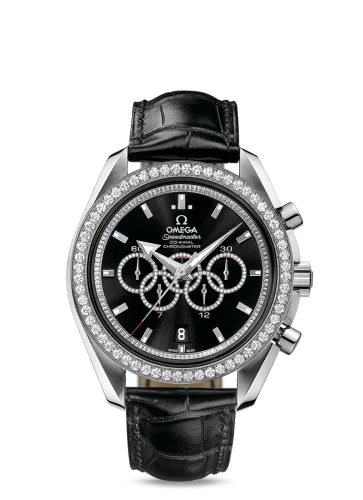 Omega Speedmaster Co-Axial White Gold / Black / Diamond / Olympic Collection