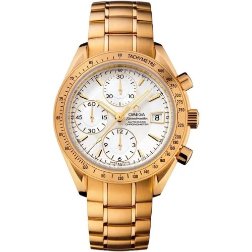 Omega - 323.50.40.40.02.001 Speedmaster Date 40 Yellow Gold / Silver / Bracelet