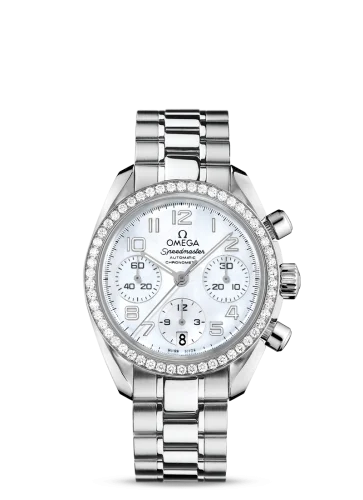 Omega Speedmaster Date 38 Stainless Steel / Diamond / MOP / Bracelet