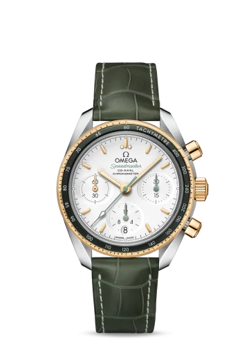 Omega - 324.23.38.50.02.001 Speedmaster Co-Axial 38 Stainless Steel / Yellow Gold / Silver