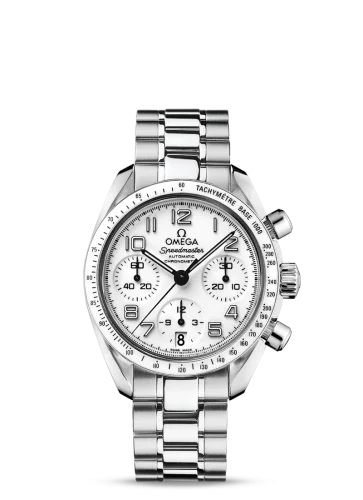 Omega Omega - 324.30.38.40.04.001 Speedmaster Date 38 Stainless Steel / White / Bracelet