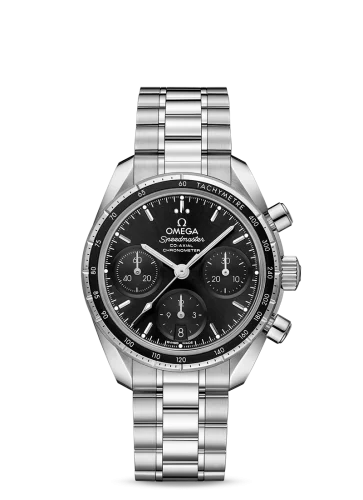 Omega - 324.30.38.50.01.001 Speedmaster Co-Axial 38 Stainless Steel / Black / Bracelet