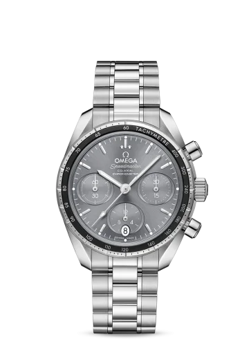 Omega - 324.30.38.50.06.001 Speedmaster Co-Axial 38 Stainless Steel / Grey / Bracelet