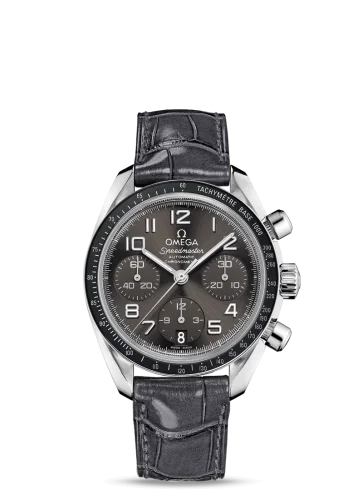 Omega Speedmaster Date 38 Stainless Steel / Grey