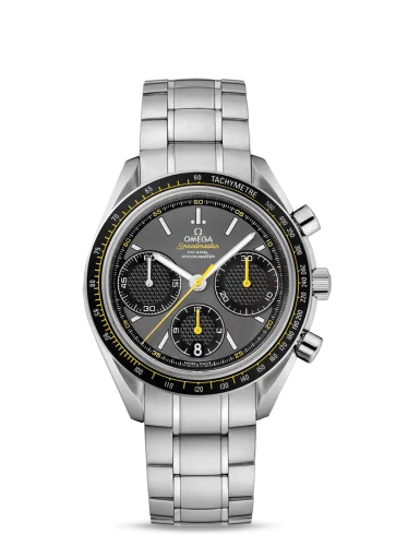 Omega - 326.30.40.50.06.001 Speedmaster Racing Co-Axial Chronograph Stainless Steel / Grey-Yellow / Bracelet