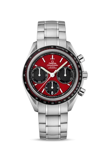 Omega - 326.30.40.50.11.001 Speedmaster Racing Co-Axial Chronograph Stianless Steel / Red / Bracelet