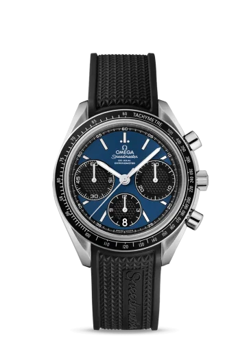Omega - 326.32.40.50.03.001 Speedmaster Racing Co-Axial Chronograph Stainless Steel / Blue / Rubber
