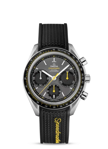 Omega - 326.32.40.50.06.001 Speedmaster Racing Co-Axial Chronograph Stainless Steel / Grey-Yellow / Rubber