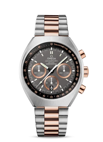 Omega - 327.20.43.50.01.001 Speedmaster Mark II Co-Axial Chronograph Stainless Steel / Sedna Gold / Grey / Bracelet