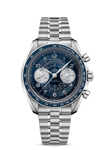 Omega - 329.30.43.51.03.001 Speedmaster Chronoscope Master Chronometer Stainless Steel / Blue / Bracelet