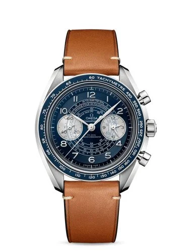 Omega - 329.32.43.51.03.001 Speedmaster Chronoscope Master Chronometer Stainless Steel / Blue / Calf