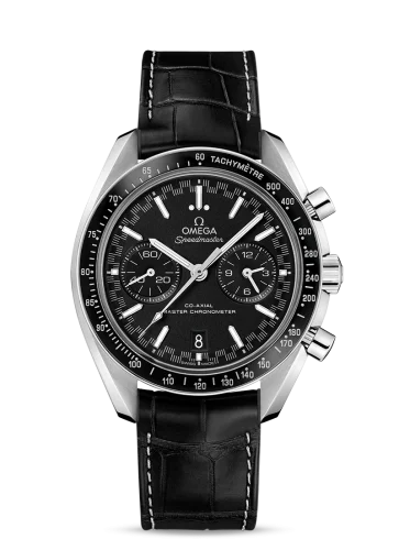 Omega - 329.33.44.51.01.001 Speedmaster Racing Master Co-Axial Stainless Steel / Black / Alligator