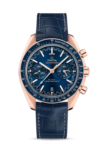 Omega Speedmaster Racing Master Co-Axial / Sedna / Blue / Alligator