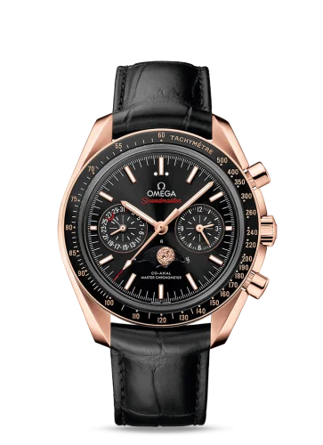 Omega - 304.63.44.52.01.001 Speedmaster Moonphase Chronograph Master Chronometer Sedna Gold / Black