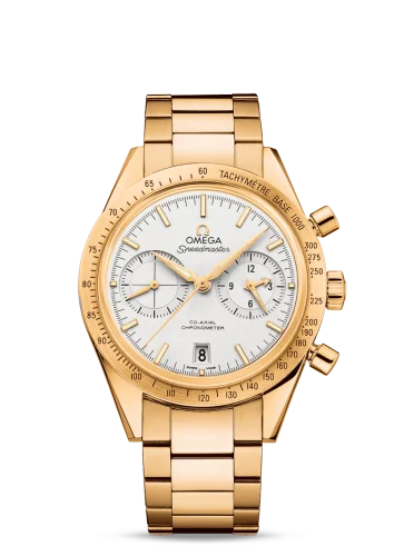 Omega Speedmaster 57 Co-Axial Yellow Gold / Silver / Bracelet