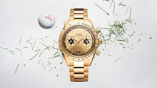 Omega Omega - 331.50.42.51.08.001 Speedmaster 57 Co-Axial Yellow Gold / Rory McIlroy / Bracelet