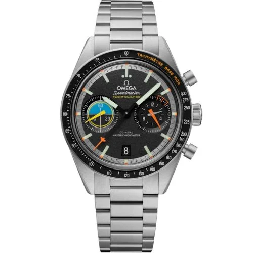Omega - 332.10.41.51.01.002 Speedmaster Pilot  Flight Qualified Stainless Steel / Black