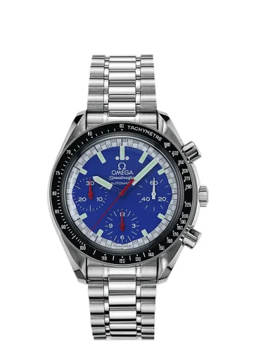 Omega - 3510.81.00 Speedmaster Reduced Stainless Steel / Blue / Bracelet / Schumacher