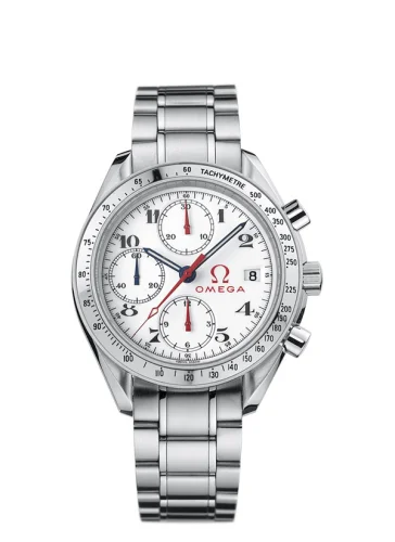 Omega Speedmaster Date 40 Stainless Steel / White / Bracelet / Olympic Los Angeles 1932