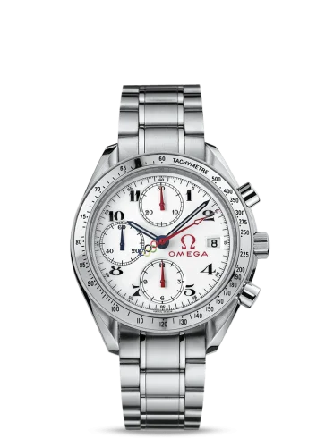 Omega Speedmaster Date 40 Stainless Steel / White / Bracelet / Olympic Timeless