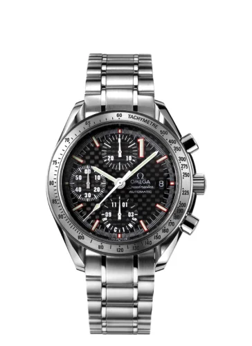 Omega Speedmaster Date 40 Stainless Steel / Carbon / Bracelet / Schumacher 2001