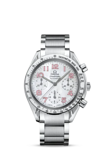 Omega - 3534.74.00 Speedmaster Reduced Ladies Stainless Steel / MOP / Pink / Bracelet