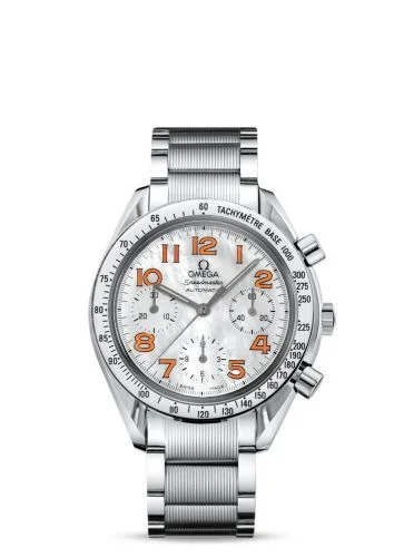 Omega - 3534.78.00 Speedmaster Reduced Ladies Stainless Steel / MOP-Orange / Bracelet