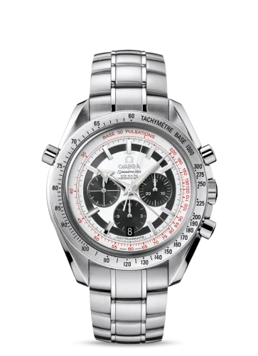 Omega Speedmaster Broad Arrow Co-Axial Rattrapante Stainless Steel / Panda / Bracelet