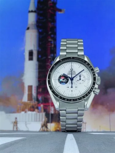 Omega - 3595.52.00 W Speedmaster Professional Moonwatch Apollo XIII 25th White