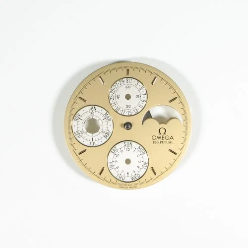 Omega Omega - 3650.10.20 Speedmaster Perpetual Calendar Yellow Gold / Champagne /