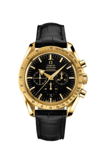 Omega - 3651.50.31 Speedmaster Broad Arrow Yellow Gold / Black