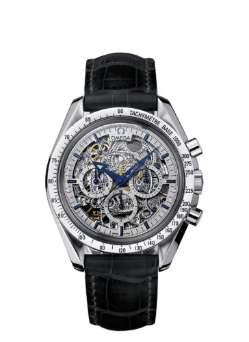 Omega - 3658.50.31 Speedmaster Broad Arrow Platinum / Skeleton