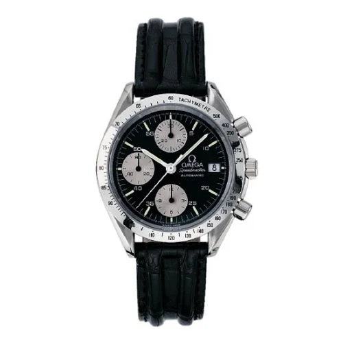 Omega Speedmaster Date 39 Stainless Steel / Black - Silver
