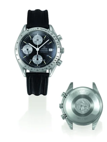 Omega Omega - 3811.50.JO Speedmaster Date 38 Stainless Steel / Black / Albertville Winter Olympics