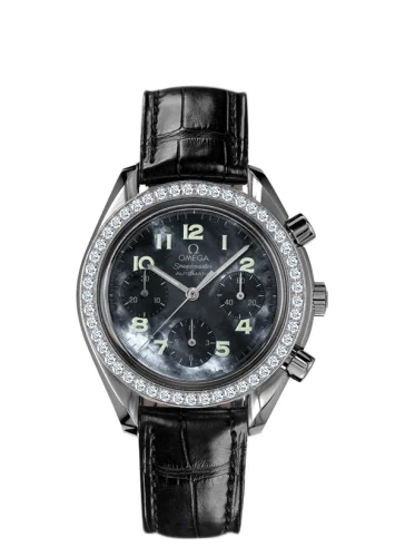 Omega - 3815.73.31 Speedmaster Reduced Ladies Stainless Steel / Diamond / Blue MOP