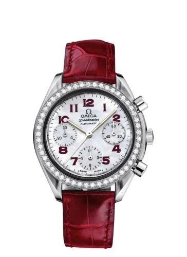 Omega - 3815.79.40 Speedmaster Reduced Ladies Stainless Steel / Diamond / MOP