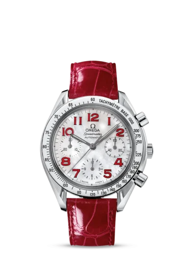 Omega - 3834.79.40 Speedmaster Reduced Ladies Stainless Steel / MOP / Red