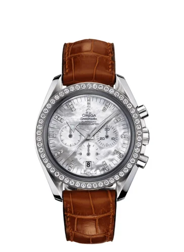 Omega - 3855.75.12 Speedmaster Broad Arrow Stainless Steel / Diamond / MOP