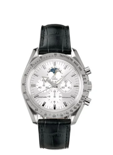 Omega Omega - 3875.30.31 Speedmaster Professional Moonphase Broad Arrow Stainless Steel / Silver / Strap