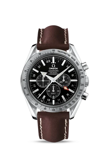 Omega - 3881.50.37 Speedmaster Broad Arrow Co-Axial GMT Stainless Steel / Black