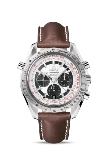 Omega Speedmaster Broad Arrow Co-Axial Rattrapante Stainless Steel / Panda